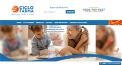 Desktop Screenshot of ciclofarma.com.br